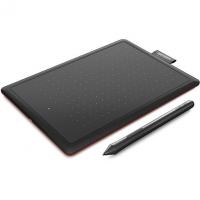 Планшет для рисования Wacom One CTL-472 USB черный/красный (розница)
