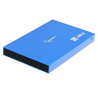 Внешний корпус 2.5" Gembird EE2-U3S-56, синий металлик, USB 3.0, SATA, алюминий