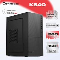 Корпус компьютерный Prime Box К540 (2 - USB 2.0) черный Micro-ATX, Mini-ITX