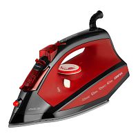 Утюг Centek CT-2355 RED 2500Вт, керамическ подошва, 270мл, паровой удар, самоочистка, капля-стоп