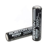 Аккумулятор ROBITON 18650-2600 с защитой PK1