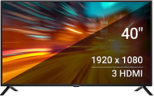 Телевизор LED SunWind 40" SUN-LED40XB201 черный/FULL HD/DVB-T/60Hz/DVB-T2/DVB-C/DVB-S/DVB-S2/USB