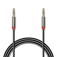 Аудиокабель соединительный JETACCESS mini Jack-mini Jack JA-AC01 2 м чёрный (PVC, 3 pin/3.5 мм)