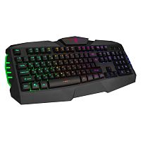 Проводная клавиатура JETACCESS Smart Line K26 LED со светодиодной подсветкой, 104 кл., USB, чёрная