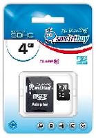 SMARTBUY MicroSDHC 4GB Class10 + адаптер (5)