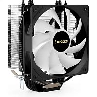 Кулер ExeGate Dark Magic EE400XL-PWM (Al+Cu, черное покрытие, 4 тепл.трубки, LGA775/1150/1151/1155/1
