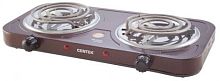 Плитка электрическая Centek CT-1509 (Siberia) 2 конфорки ТЭН 140мм, 2000Вт, индикатор работы