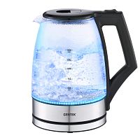 Чайник Centek CT-0014 (черный) 1.8л, 2200Вт, LED, Защита от накипи, Фильтр от накипи