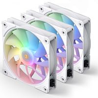 Вентилятор для корпуса JONSBO ZF-120 (3 in 1) White ARGB 120 мм (розница)