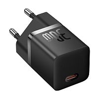 Сетевое зарядное устройство BASEUS GaN5 mini с функцией быстрой зарядк иUSB-C 25W Black/черный