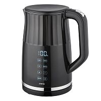 Чайник Centek CT-0038 (чёрный) 1,7л 2200Вт 2стенки Сталь без шва LED-дисплей t:70/80/90/100°С Сенсор