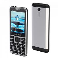 Мобильный телефон Maxvi X10i Metallic Silver (розница)