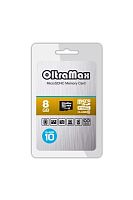 Карта памяти OltraMax 8GB microSDHC Class10 без адаптера SD