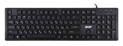 Клавиатура Acer OKW020 черный USB slim