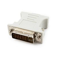 Переходник DVI-I-VGA Cablexpert A-DVI-VGA, 29M/15F, пакет