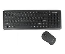Комплект кл-ра+мышь беспров. Gembird KBS-9200, 2.4ГГц