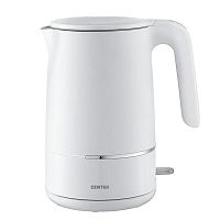 Чайник Centek CT-1012 (белый) 1.5л, 2200Вт, двойные стенки, бесшовная колба, эффект термоса