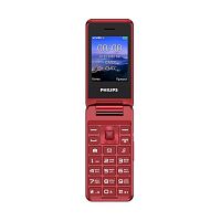 Мобильный телефон Philips E2601 Xenium красный раскладной 2Sim 2.4" 240x320 Nucleus 0.3Mpix GSM900/1