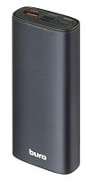 Мобильный аккумулятор Buro RB-10000-QC 10000mAh 3A Quick Charge 3.0, Power Delivery 18W 2xUSB серебр