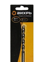Сверло по бетону 8x120, цилиндрический хвостовик (1 шт. в блистере)