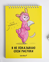 Скетчбук "Я не показываю свои рисунки"  А5, 40 л.  100 г/м 