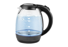Чайник Centek CT-0008 стекло 1.7л, 2200Вт, LED подсветка, Защита от перегрева, Фильтр от накипи