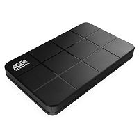 USB 3.0 Внешний корпус 2.5" SATAIII HDD/SSD AgeStar 3UB2P1C пластик, чёрный, кабель USB3.0 A - type-