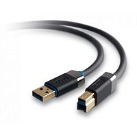 Кабель Belkin USB 3.0 A/B DEVICE CABLE/ A/B/ DSTP/ 1.8M F3U158cp1.8M