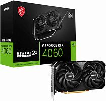 Видеокарта MSI RTX 4060 8ГБ (RTX 4060 VENTUS 2X BLACK 8G OC)(розница)