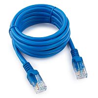 Патч-корд медный UTP Cablexpert PP10-2M/B кат.5e, 2м, литой, многожильный (синий)