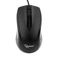 Проводная мышь Gembird MUSOPTI9-905U, 3кн, 1000 DPI, 1.5м, черный, коробка