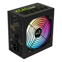 Блок питания AeroCool KCAS PLUS GOLD 550W RGB 100-240VAC Full Range APFC EU Box