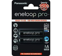 Аккумулятор Panasonic eneloop pro BK-3HCDE/2BE 2500мАч AA 2шт (уп)