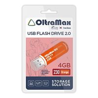 USB флэш-накопитель OltraMax 4GB 230 Orange