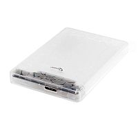 Внешний корпус 2.5" Gembird EE2-U3S-32P, прозрачный, USB 3.0, SATA, пластик