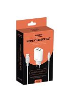 Сетевое ЗУ/Exployd/micro USB/2.4A/2хUSB/белый/Easy/EX-Z-1437