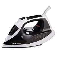 Утюг Centek CT-2317 (черный) 2800 Вт, керам. подошва, паровой удар, защита от накипи, автовыключение