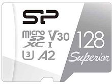 Флеш карта microSDXC 128Gb Class10 Silicon Power SP128GBSTXDA2V20SP Superior + adapter