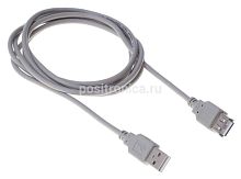 Кабель Buro BHP RET USB_AF30 USB A(m) USB A(f) 3м серый блистер
