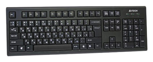 Клавиатура A4Tech KR-85 черный USB