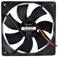 Вентилятор Gembird, 120x120x25, гидрод., тихий, 3 pin/4pin Molex, провод 30 см (S12025H-3P4M)