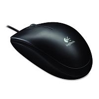 Мышь Logitech B100 for business черный оптическая (1000dpi) USB (2but)
