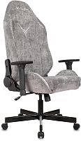 Кресло игровое Knight N1 Fabric серый Light-19 с подголов. крестов. металл KNIGHT N1 GREY 