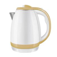 Чайник Centek CT-1026 (Beige)  1.8л, 2000W, двойной корпус - сталь+пластик
