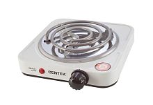 Плитка электрическая Centek CT-1508 (белая) 1конфорка ТЭН 140мм, 1000Вт, индикатор работы