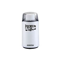 Кофемолка Centek CT-1360 White (белый) 250Вт, 45 г, 5 ЧАШЕК АРОМАТНОГО КОФЕ, прозрачная крышка