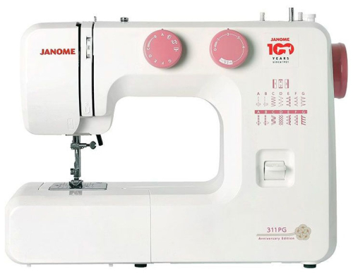 JANOME 311PG белый/розовый