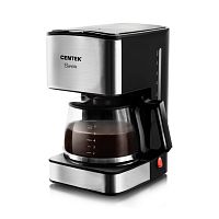 Кофеварка Centek CT-1144 (сталь)  капельная 680Вт,   800мл, капля стоп, съёмный фильтр, подогрев