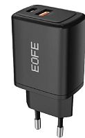 Сетевое зарядное устройство EOFE E203 20W 3A USB-A+Type-C черный