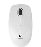 Мышь Logitech B100 белый оптическая (1000dpi) USB (2but) 910-003360